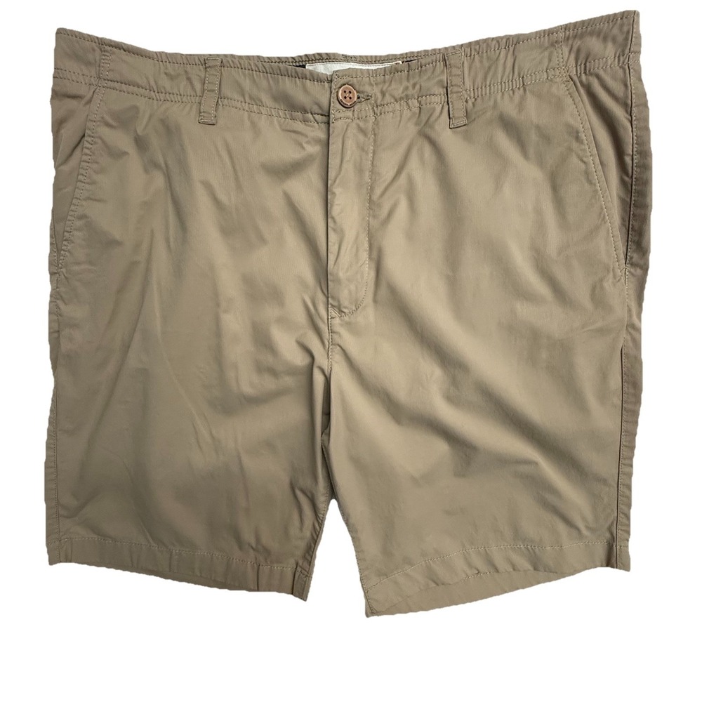 Tailor Vintage Shorts 38 Khaki Chino 9" Inseam Stretch Casual Golf